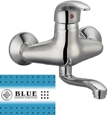 Blue wall sink mixer.. DIAYTAR NIGERIA puts thousands of products at your fingertips with affordable prices and delivery within a week.