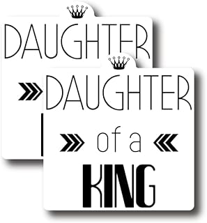 Dad of a King's Daddy - Cute gift sticker for Fathers' Day - Gift Fil to father Papa - Package of 2 stickers for superior quality vinyl bumpers | 5 inches on the widest side | Made in the United States - FHJ765.. From tech to toiletries, DIAYTAR Nigeria delivers without delay.
