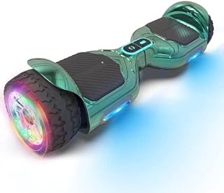 HOVERBOARD BLUETOOTH HOVERSTAR, Mat and chrome self-balanced scooter, integrated wireless speaker with LED lights, wheels.. Shop from Nigeria's largest product selection at DIAYTAR, with budget-friendly prices and swift delivery.