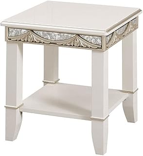 Danube Home celestial table | multifunctional living room table | Shaorky side table | Modern design furniture for house and living room L52.2 x L52.2 x H55 cm - broken white/gold.. From daily needs to rare finds, DIAYTAR Nigeria brings it to your door.