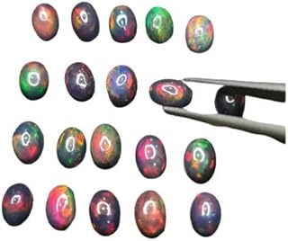10pccs natural black opal ethiopian petri cobochon oval precious stone 6x4mm, oval 6x4mm, black opal, oval 6x4mm, opal, black opal.. DIAYTAR NIGERIA redefines convenience with our vast product selection and swift nationwide delivery.