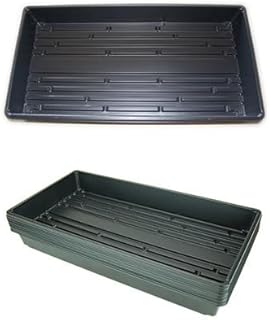 Package of 5 sustainable black plastic culture trays (without drainage holes) 21 "x 11" x 2 " - flowers, sowing, plants, wheat grass, microbes and more.. Experience the joy of discovery with DIAYTAR NIGERIA's vast catalog and nationwide affordable delivery.