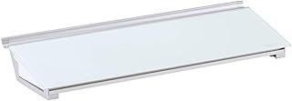 White desktop Quartet, dry erasable glass table with storage of office notes, 18 "x 6", clean erased, white surface, white surface (GDP186).. Buy better with DIAYTAR Nigeria — the ultimate e-commerce platform in Nigeria.