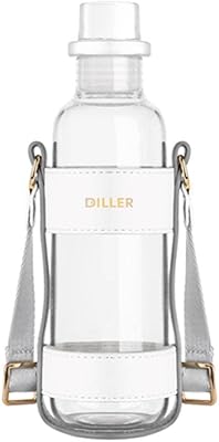 Bottle of water with case - Large bottle of waterproof sports water without BPA 1 l with strap, gift for children, women and men. (white-1000 ml).. Shop with confidence at DIAYTAR NIGERIA, where affordability meets reliability in less than 8 days.