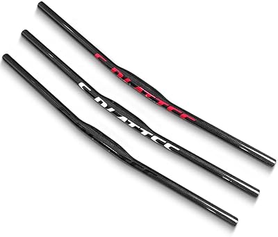 3K shiny carbon handlebars, flat/31.8 mm high bars for mountain road bike (680 mm - 760 mm) (flat white, 700 mm).. DIAYTAR NIGERIA delivers affordability and convenience to your doorstep within 8 days of purchase.