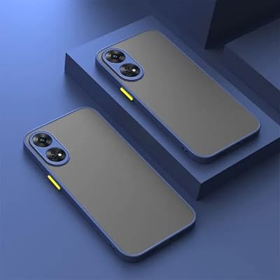 Zobitek transparent hybrid rear shell for Oppo Reno 8T 4G (not for Reno 8T 5G) | Smoked matt back | 360 degree protection | Rigid protective shell for Oppo Reno 8T 4G (blue)).. Experience retail convenience with DIAYTAR NIGERIA's comprehensive platform and 5-8 day nationwide shipping.