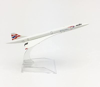 Concorde plane model (6.3 inches/16 cm) in alloy -based alloy, plane model, collection toys, gifts and collectibles for children.. DIAYTAR NIGERIA: Revolutionizing how Nigerians shop with affordable prices and prompt delivery services.