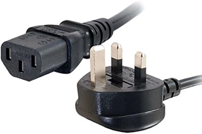 British power cable C2G 1 meter 88512 IECC13 to BS1363 3 feet, black.. DIAYTAR NIGERIA: Where shopping is easy, prices are low, and delivery is just days away.