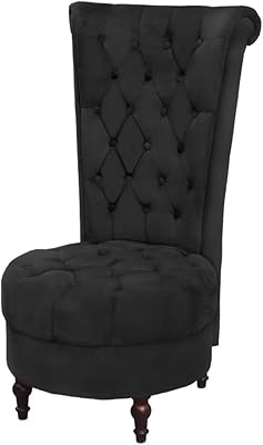 Vidaxl Sofa with Haut Living Room Bedroom Bureau Home Furniture Sitting Sofa Batworms Pantoufle Chair in black fabric.. Why waste time in traffic when you can shop online at DIAYTAR Nigeria? Enjoy convenience, unbeatable prices, and prompt delivery anywhere in Nigeria.