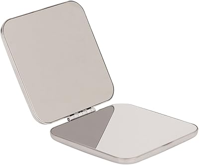 Compact travel mirror foldable design DIY pocket mirror transparent image for pack.. DIAYTAR NIGERIA: Where affordability meets reliability with thousands of products delivered promptly.