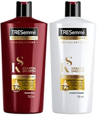 Smooth shampoo with keratin Tresemmé pro collection 700 ml and after-shampoo.. Great deals and fast delivery — the DIAYTAR Nigeria guarantee.