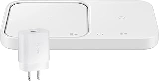 Samsung 15 W quick -free fast charger - Double loading for two devices at a time, wireless loading base for galaxy phones and devices, USB C cable and travel charger included - White.. DIAYTAR NIGERIA delivers satisfaction with every purchase through our affordable and reliable service.