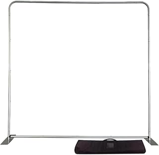 8x8 feet backdrop support for photo cabin, part separator, separation frame, stainless steel banner, poster support for confidentiality screen, background events, birthday party, adjustable size.. DIAYTAR NIGERIA delivers more than products - we deliver affordable solutions within days.