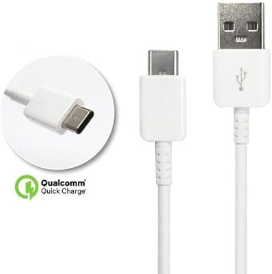 USB loading and transfer cable to type-C Samsung Galaxy S8 (white/3.3 feet).. Save time and money with DIAYTAR Nigeria’s online store.