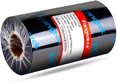 4.39 "x 984" thermal wax resin ribbon (110 mm x 300 m) for Zebra Label, TEC, Datamax, etc. labels, etc... DIAYTAR NIGERIA brings the market to your fingertips with affordable prices and swift delivery services.