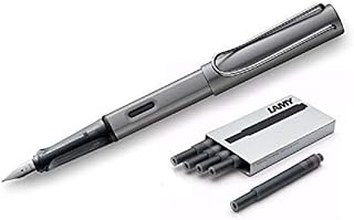 Lamy all-star feather pen (26F) graphite + 5 black ink cartridges.. Shop with purpose at DIAYTAR NIGERIA, where your money goes further and delivery is always prompt.