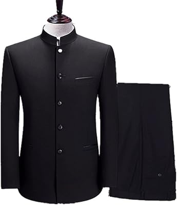 WGHJK (costume + pants) Mao man costume Small waist costumes Large size 3 pieces/man costume cut slim (color: a, size: code l).. Shop smart with DIAYTAR NIGERIA, offering a vast product range delivered to your doorstep within a week.