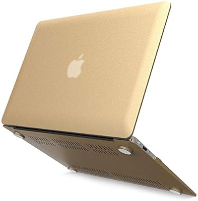 Rigid plastic shell for 13 inch macbook air, metallic gold - [DFGHJ].. Shop confidently on DIAYTAR Nigeria — everything you need, delivered quickly.