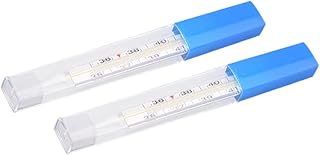 Mercury glass medical thermometer with large screen for clinical temperature for children and adults (2).. DIAYTAR NIGERIA: Transforming how Nigerians shop with our vast selection and nationwide delivery.