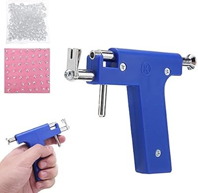 Skido steel body piercing 98 pieces for ears, nose, navel, eyes and lips - body drilling kit and mirror lining.. DIAYTAR NIGERIA delivers more than purchases - we deliver affordable shopping solutions within the week.
