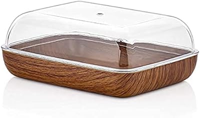Wooden cake support Evelyn with acrylic dome, service tray for cupcakes and desserts, acrylic cheese dome with wooden base for home kitchen.. Nigeria's favorite online shopping platform, DIAYTAR offers unbeatable prices and delivery within a week.