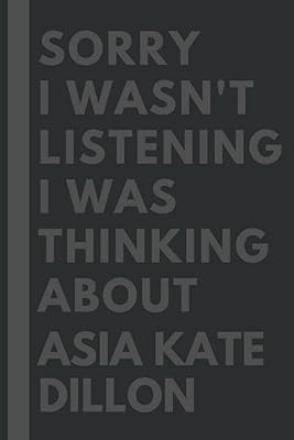 Sorry, I was not listening, I was thinking of Asia Kate Dillon: Line composition book, Journal, birthday gift for lovers of Asia Kate Dillon - 6 x 9 inches - 110 pages.. Your ideal shopping partner, DIAYTAR NIGERIA offers extensive variety with reliable nationwide shipping.