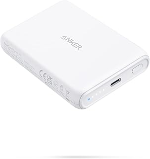 Wireless Magnetic ANKER LOWER MANAGER, 5K 5000 mAh magnetic power supply bank with USB-C cable design compatible with iPhone 14 and iPhone 13 series.. DIAYTAR Nigeria offers great deals, a huge product variety, and delivery in under a week.