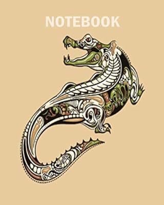Notebook: All Croco tattoo in porcelain - 50 sheets, 100 pages - 8 x 10 inches.. Shop from Nigeria's largest product selection at DIAYTAR, with budget-friendly prices and swift delivery.