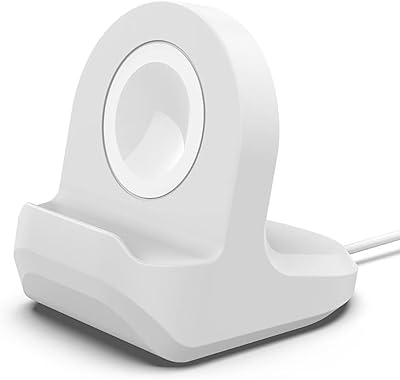 Portable loading station for Apple Watch 7 6 5 4 3 2 SE, silicone charger for iWatch Desktop, Intelligent watch support accessories (white).. DIAYTAR NIGERIA: Connecting Nigerians with their needs through our affordable and diverse marketplace.