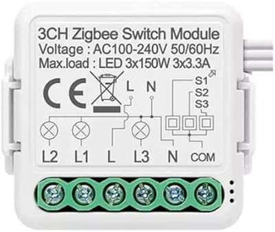 Easylife Tuya Smart Mini Zigbee Switch Module Bidirectional DIY Intelligent Domaire Control for Alexa and Google Home (3Guang Zigbee Switch Module).. DIAYTAR NIGERIA: Bringing quality products to every Nigerian with affordable nationwide delivery.