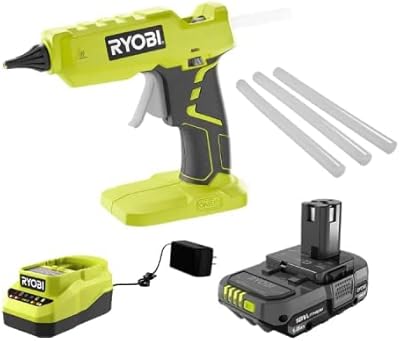 Ryobi full -size pistol with wireless glue with 1.5 Ah battery, 18 volts charger and (3) 1/2 inch glue sticks.. Discover why thousands choose DIAYTAR NIGERIA for affordable products delivered in less than a week.