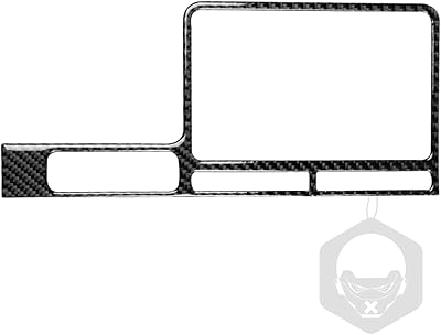 Black carbon fiber fiber panel frame for Nissan GTR R35 2008-2016 (classic, navigation frame cover).. Fast delivery is our promise — DIAYTAR Nigeria keeps it real.
