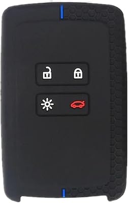 Happy It's honeycomb car hull hull for Renault Koleos Kadjar, 4 buttons key (black line + blue).. Your complete shopping solution, DIAYTAR NIGERIA offers extensive choice with competitive prices and delivery.
