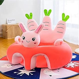 Jiaoao 1 piece Sofa seat cover for baby, children's seat chair, baby sofa cover in the shape of a soft animal, baby learning seat, velvet cover without filling, baby support seat. rabbit (without filling).. Experience the ease of modern shopping with DIAYTAR NIGERIA's vast selection and quick delivery service.
