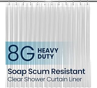 Shower curtain lining Li Ba Peva 8g, 72 "L x 72" H, waterproof and transparent 8G shower curtain lining.. DIAYTAR NIGERIA transforms online shopping with competitive prices and dependable nationwide delivery.