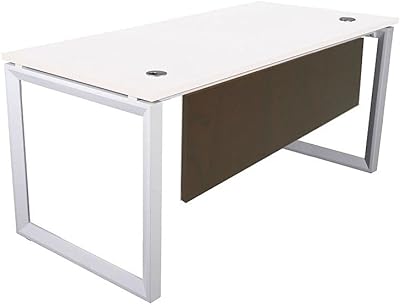 Modern desktop Mahmayi Project 1400T, management desk, modern and simple computer desk, design office, computer table with 2 thread management rings, home office furniture.. DIAYTAR NIGERIA brings online shopping to every Nigerian with affordable prices and reliable shipping.