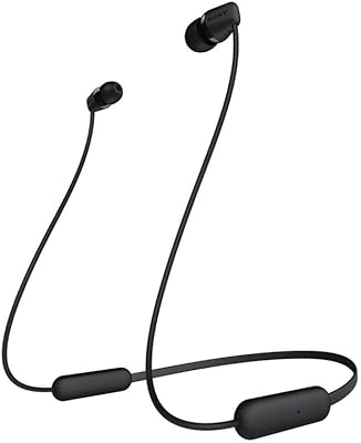 Sony WI-C200 wireless headphones with microphone for telephone, black calls (WIC200/B).. DIAYTAR NIGERIA brings satisfaction with every purchase through affordable prices and prompt shipping.