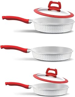 Set of non -stick kitchen utensils 5 rooms of DFH. Tempered glass cover. Induction, ceramic and gas... Your everyday shopping destination, DIAYTAR NIGERIA offers quality and value delivered within days.