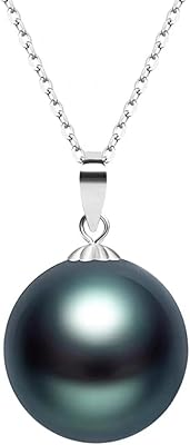 Tahiti black pearl necklaces for women girl and wife with culture pendant.. Everything you need is on DIAYTAR Nigeria — just a click away.