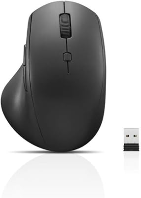 Lenovo 600 wireless mouse, ergonomic design for the right hand, Nano USB connection, compatible with laptops and computers equipped with Windows Gy50u89282.. You choose it, we deliver it — DIAYTAR Nigeria makes shopping easy.