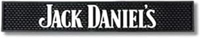 Official bar carpet Jack Daniel's - Soft and durable rubber - Black - Official Jack Daniel's logo.. DIAYTAR NIGERIA revolutionizes online shopping with competitive prices and reliable 5-8 day delivery.