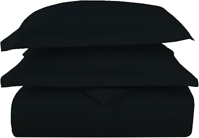 Bizona duvet cover in cotton 600 black thread queen size.. DIAYTAR Nigeria: Shopping that fits your budget and your schedule.