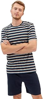 Striped pajamas in pure cotton marks & spencer for men.. DIAYTAR NIGERIA delivers value, variety, and convenience with our nationwide 5-8 day shipping.
