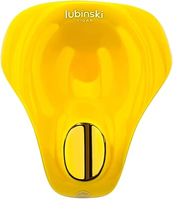 Lubinski ceramic ashtray, modern triangular ashtray, classic design, outdoor patio, home office, vacation gift (yellow).. Shop with ease at DIAYTAR NIGERIA and enjoy our extensive product range delivered at affordable rates.