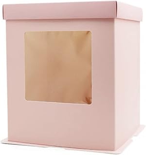 Extra high cake cake & bake boxes - 10 x 10 x 12 inches (pale pink x 3 boxes).. Your digital shopping destination, DIAYTAR NIGERIA combines variety with affordability and quick delivery.