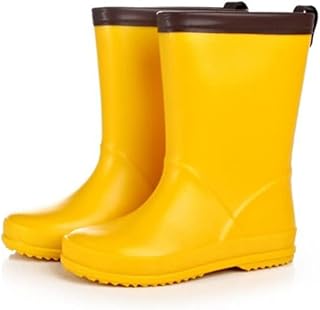 Meiiseoseo boots for men rain boots boys girls in yellow pink pink rubber boots cute rain boots (color: hortel, size: 28).. DIAYTAR Nigeria — the online store where variety meets value.