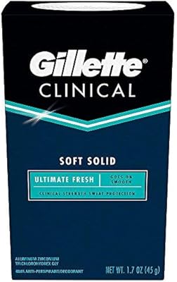 Anti-transplant deodorant Gillette Clinical, Ultimate Fresh Advanced Solid 1.70 Oz (3) package.. DIAYTAR NIGERIA promises affordability and variety with every purchase, delivered in 5-8 days.