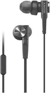 Sony MDRXB55AP Extra Bass headphones with microphone for phone calls, black.. DIAYTAR NIGERIA: Your partner in affordable e-commerce with dependable delivery across Nigeria.