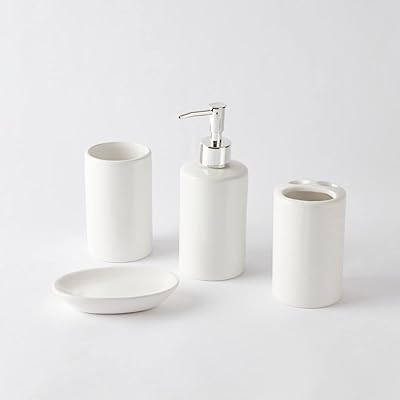 Home Box Mica Bathroom Set, 4 rooms, 14 x 13 x 9.3 cm, white.. DIAYTAR Nigeria is your reliable online shopping destination offering an extensive range of products across all categories. Enjoy fast nationwide delivery in just 5 to 8 days and some of the lowest prices in the market.