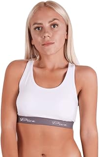 DICE Flexible bra for women, waterproofed sports bra without seam with adjustable straps and flexible removable cups for gym, yoga, fitness, single size.. Discover endless possibilities with DIAYTAR NIGERIA's extensive product range and affordable shipping.